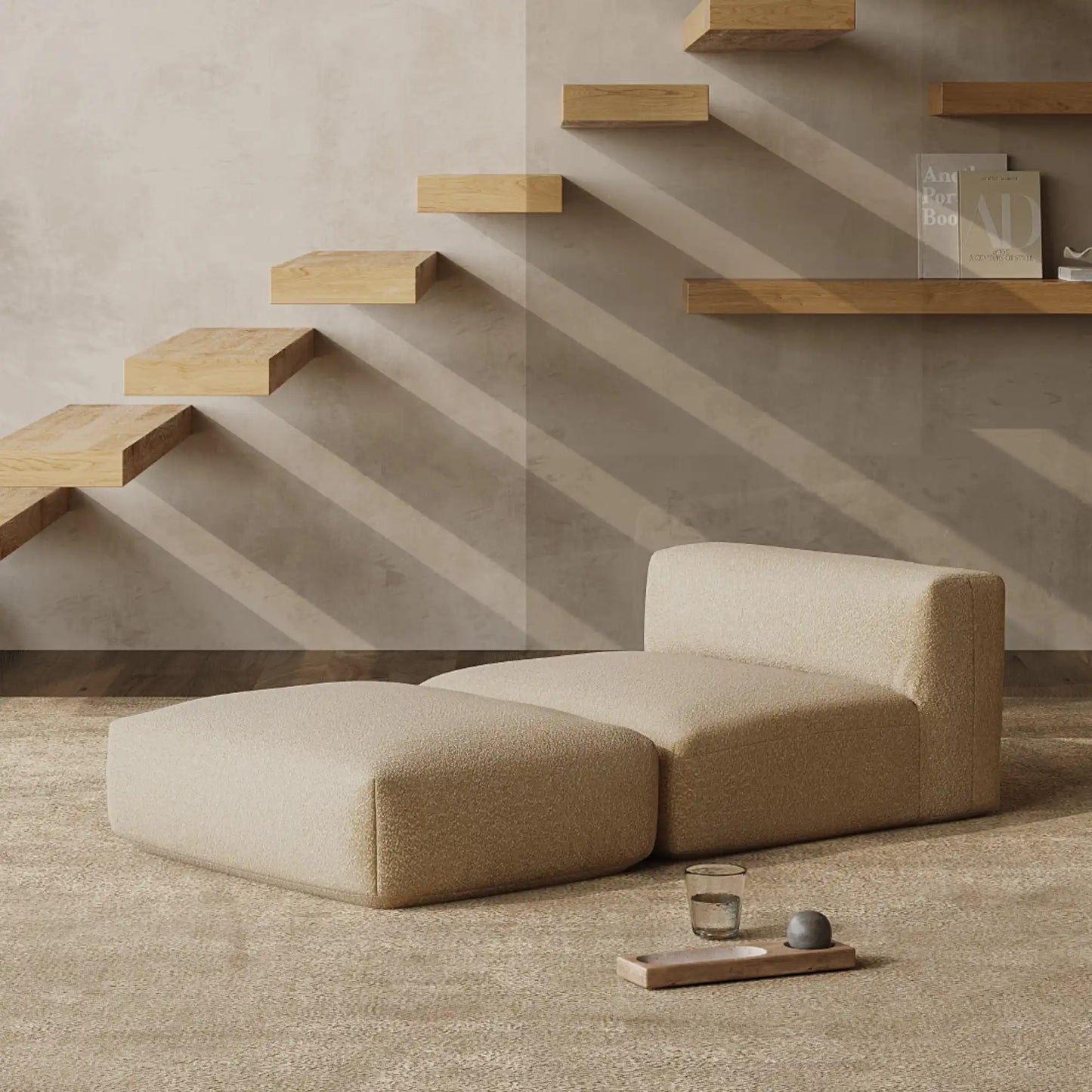 MOMO SET 7 - TEDDY FLEECE BEIGE