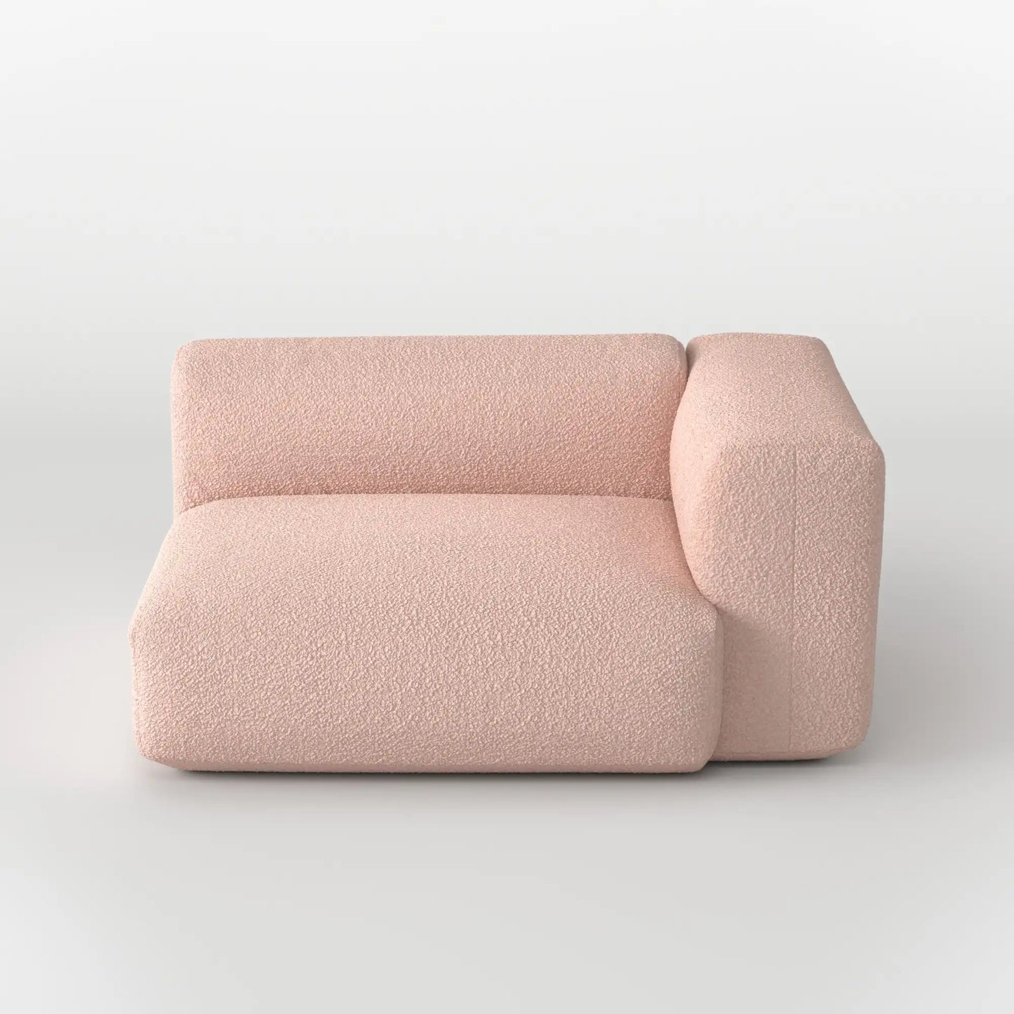 MOMO CORNER LEFT - TEDDY FLEECE BLUSH