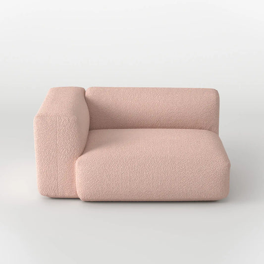 MOMO CORNER RIGHT - TEDDY FLEECE BLUSH