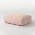 MOMO OTTOMAN - TEDDY FLEECE BLUSH