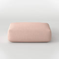 MOMO OTTOMAN - TEDDY FLEECE BLUSH