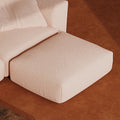 MOMO OTTOMAN - TEDDY FLEECE BLUSH