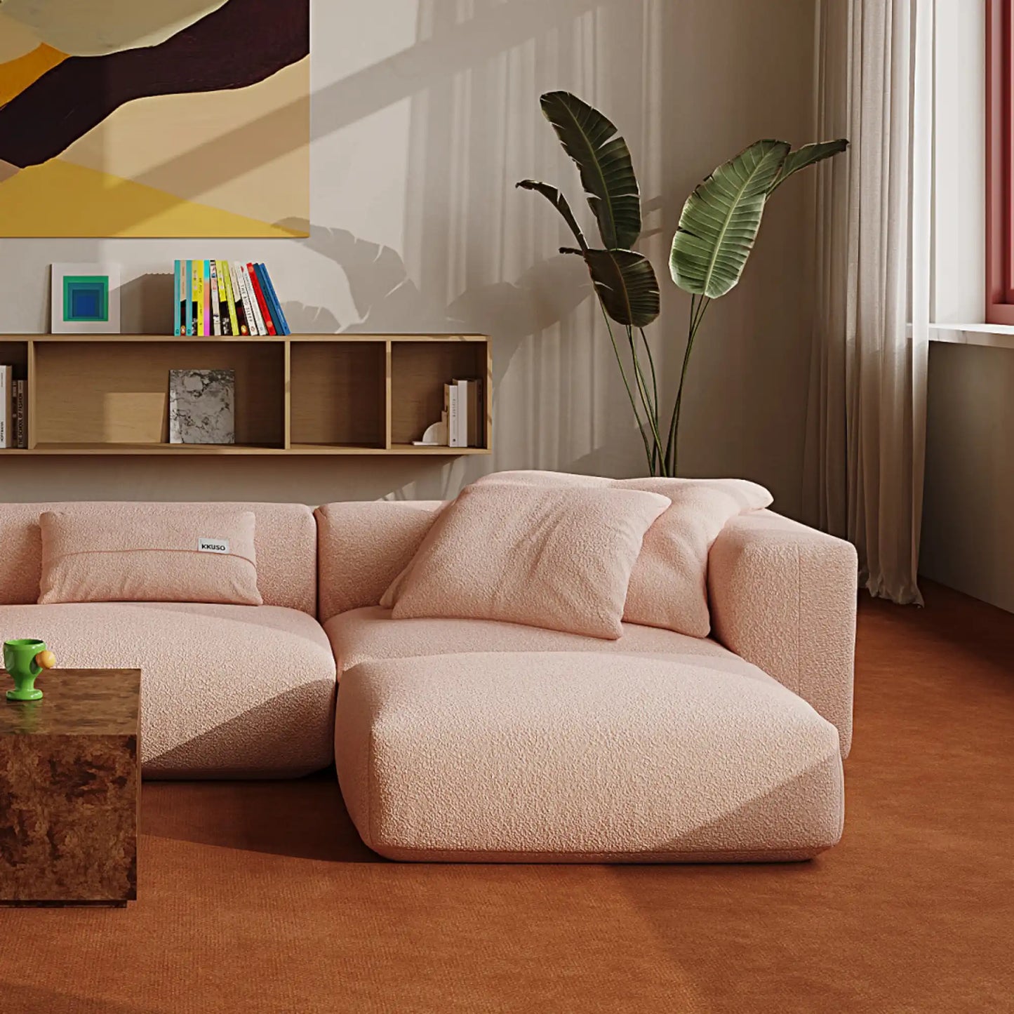 MOMO SET 2 - TEDDY FLEECE BLUSH