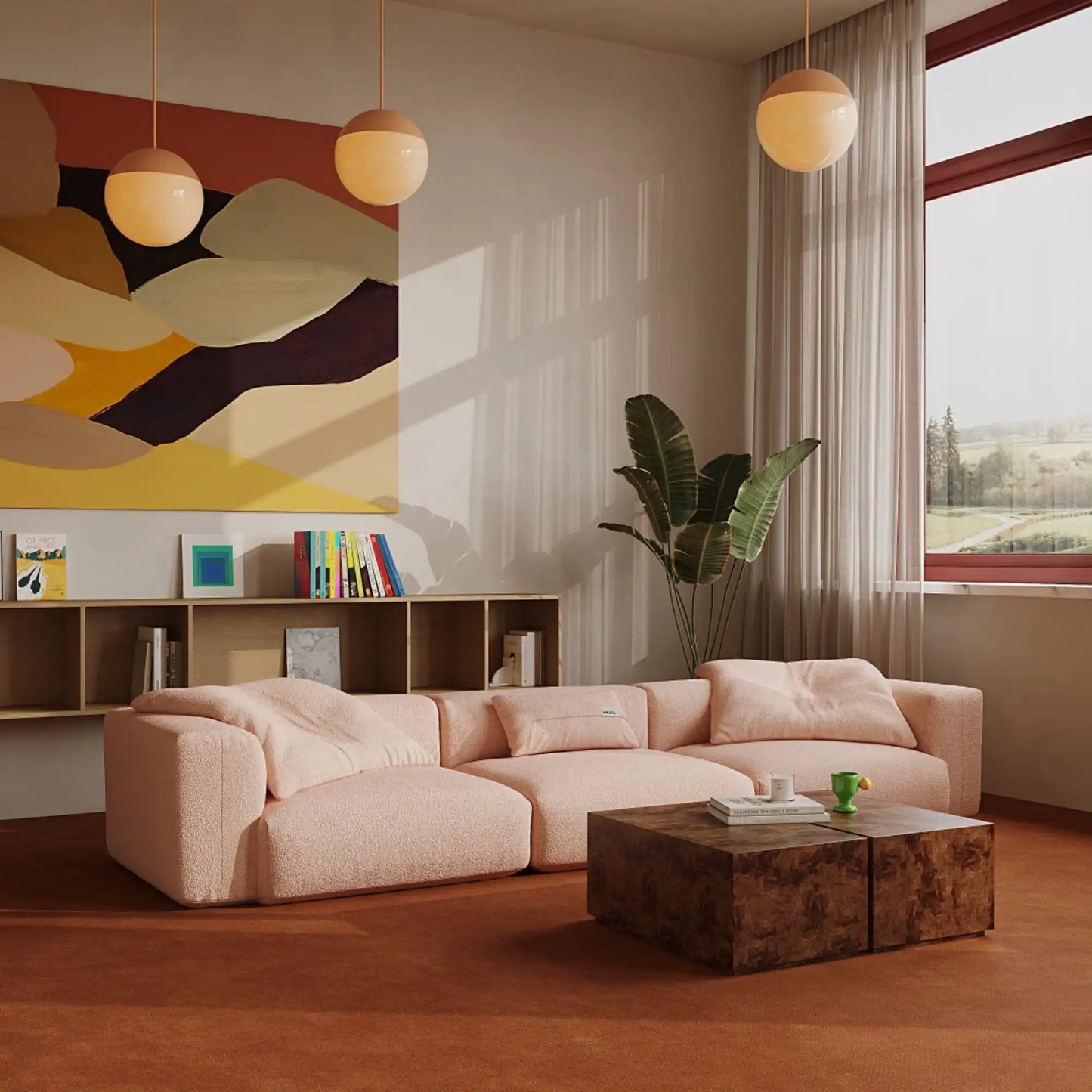 MOMO SET 5 - TEDDY FLEECE BLUSH