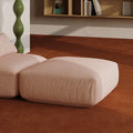 MOMO OTTOMAN - TEDDY FLEECE BLUSH