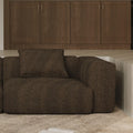 MOMO CORNER LEFT - TEDDY FLEECE CHOCOLATE