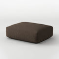 MOMO OTTOMAN - TEDDY FLEECE CHOCOLATE