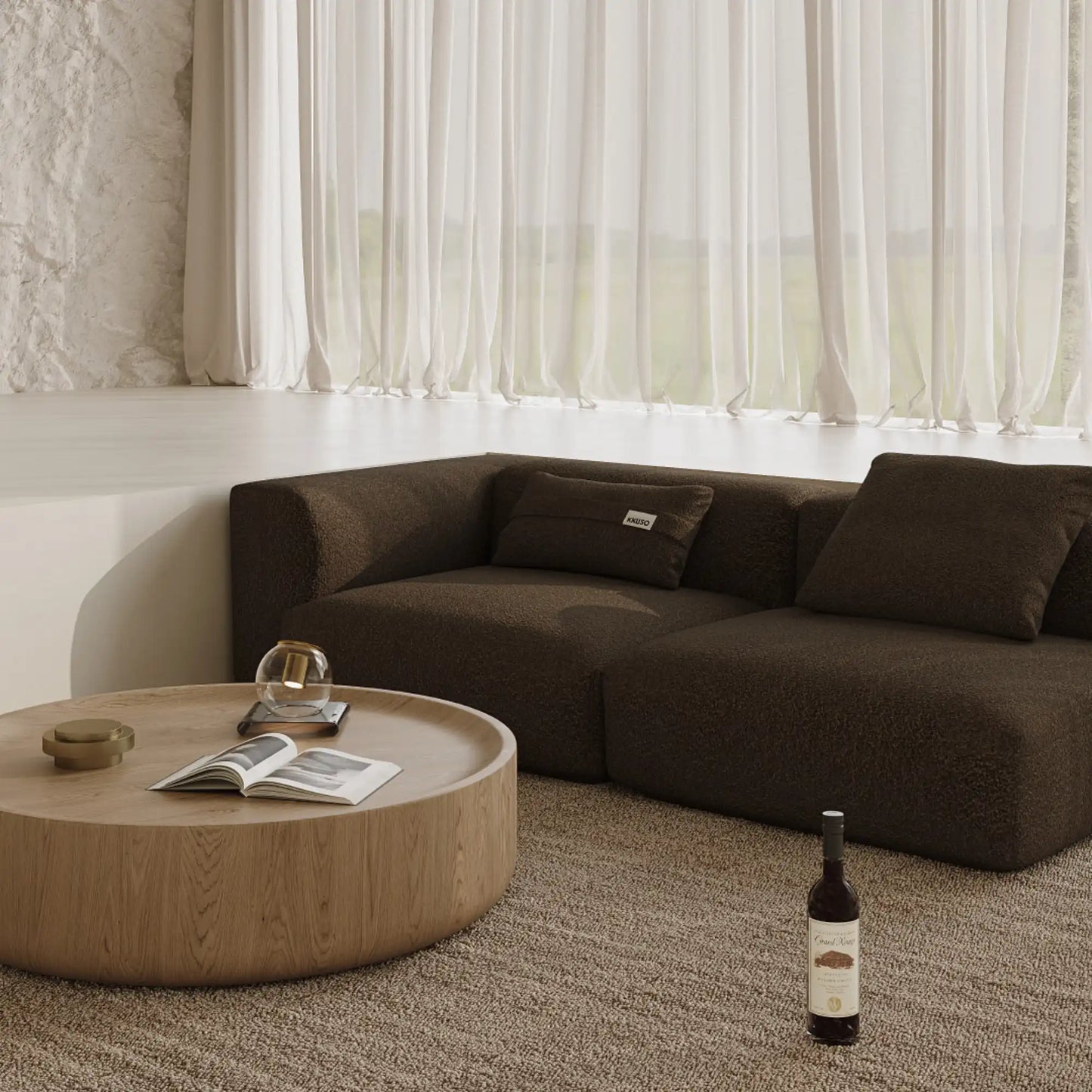 MOMO SET 1 - TEDDY FLEECE CHOCOLATE