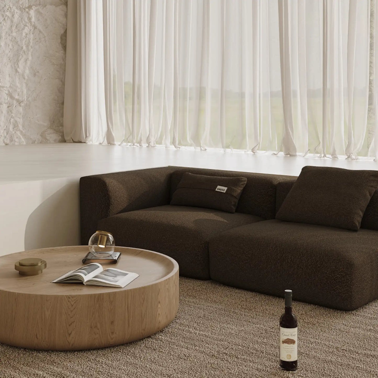 MOMO SET 4 - TEDDY FLEECE CHOCOLATE