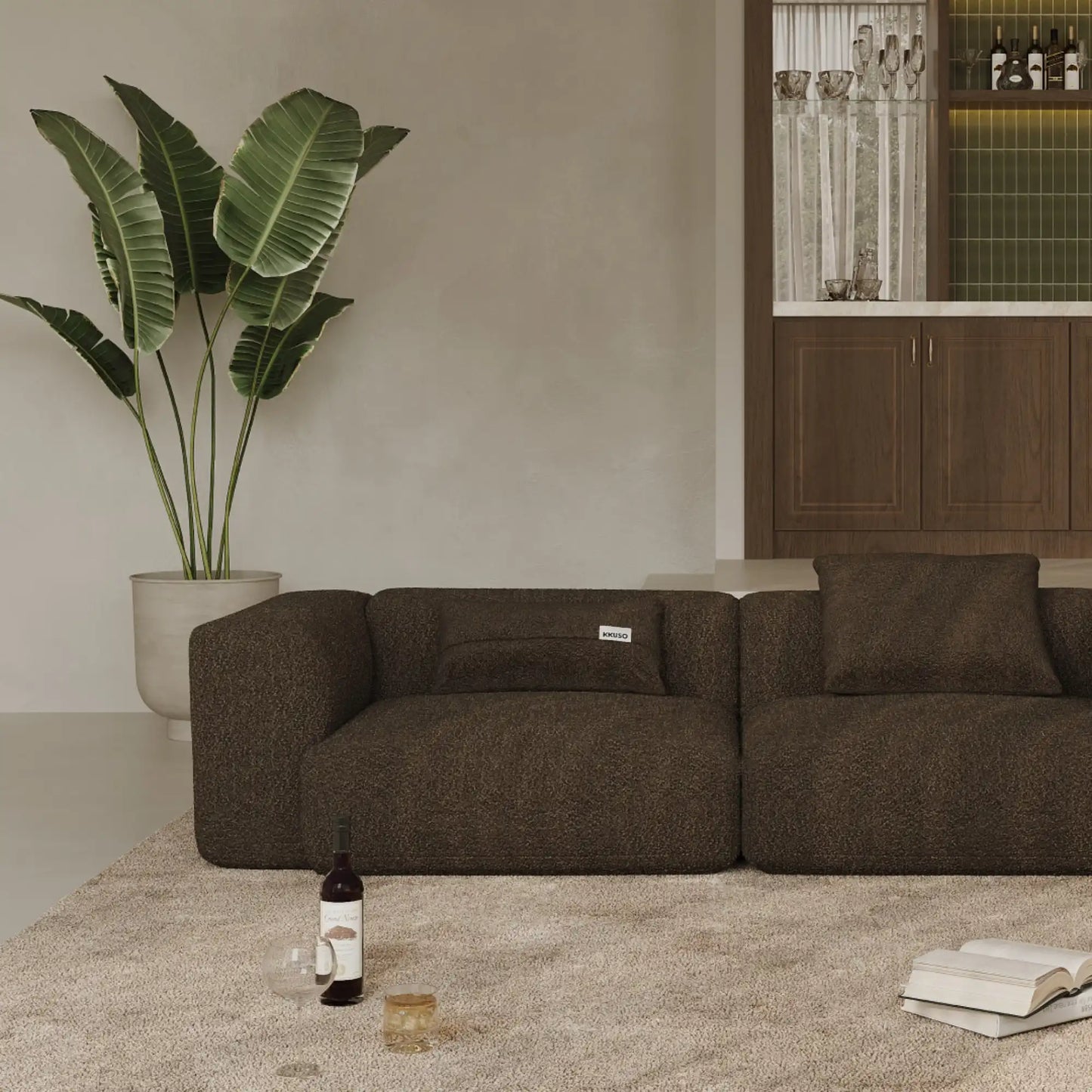 MOMO SET 4 - TEDDY FLEECE CHOCOLATE