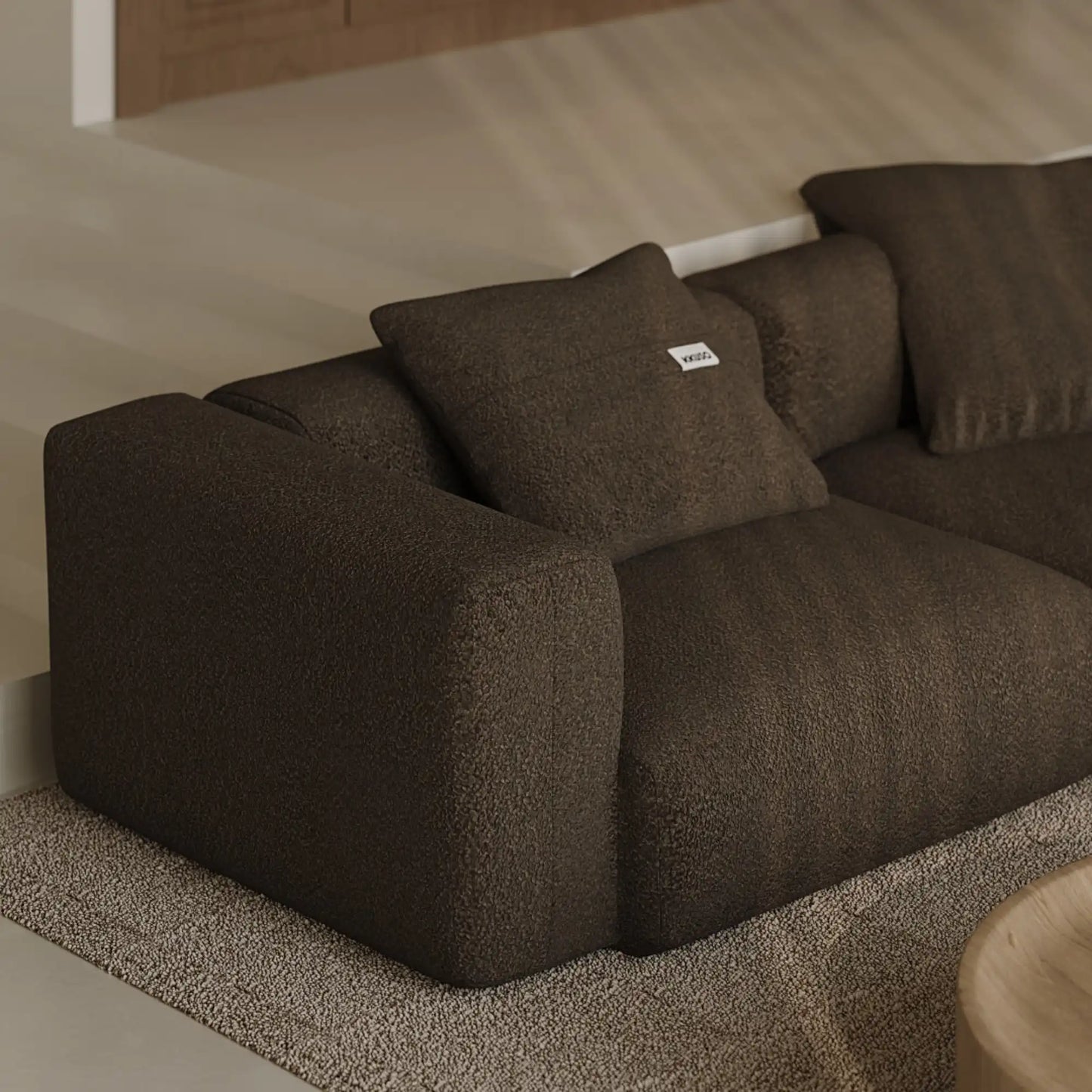 MOMO SET 4 - TEDDY FLEECE CHOCOLATE