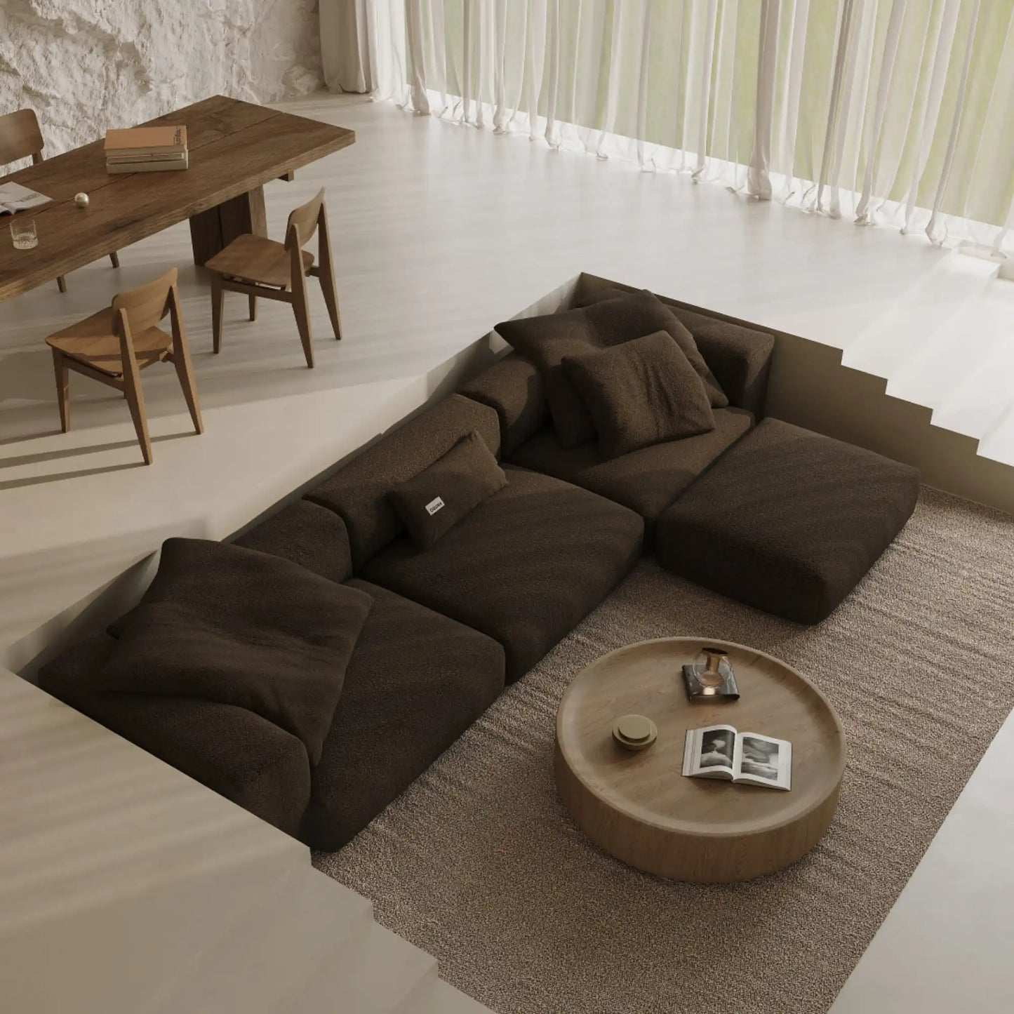 MOMO SET 5 - TEDDY FLEECE CHOCOLATE