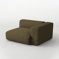 MOMO CORNER LEFT - TEDDY FLEECE DARK OLIVE