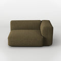 MOMO CORNER LEFT - TEDDY FLEECE DARK OLIVE