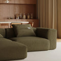 MOMO SET 2 - TEDDY FLEECE DARK OLIVE