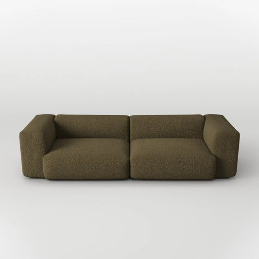 MOMO SET 1 - TEDDY FLEECE DARK OLIVE