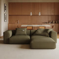 MOMO SET 2 - TEDDY FLEECE DARK OLIVE