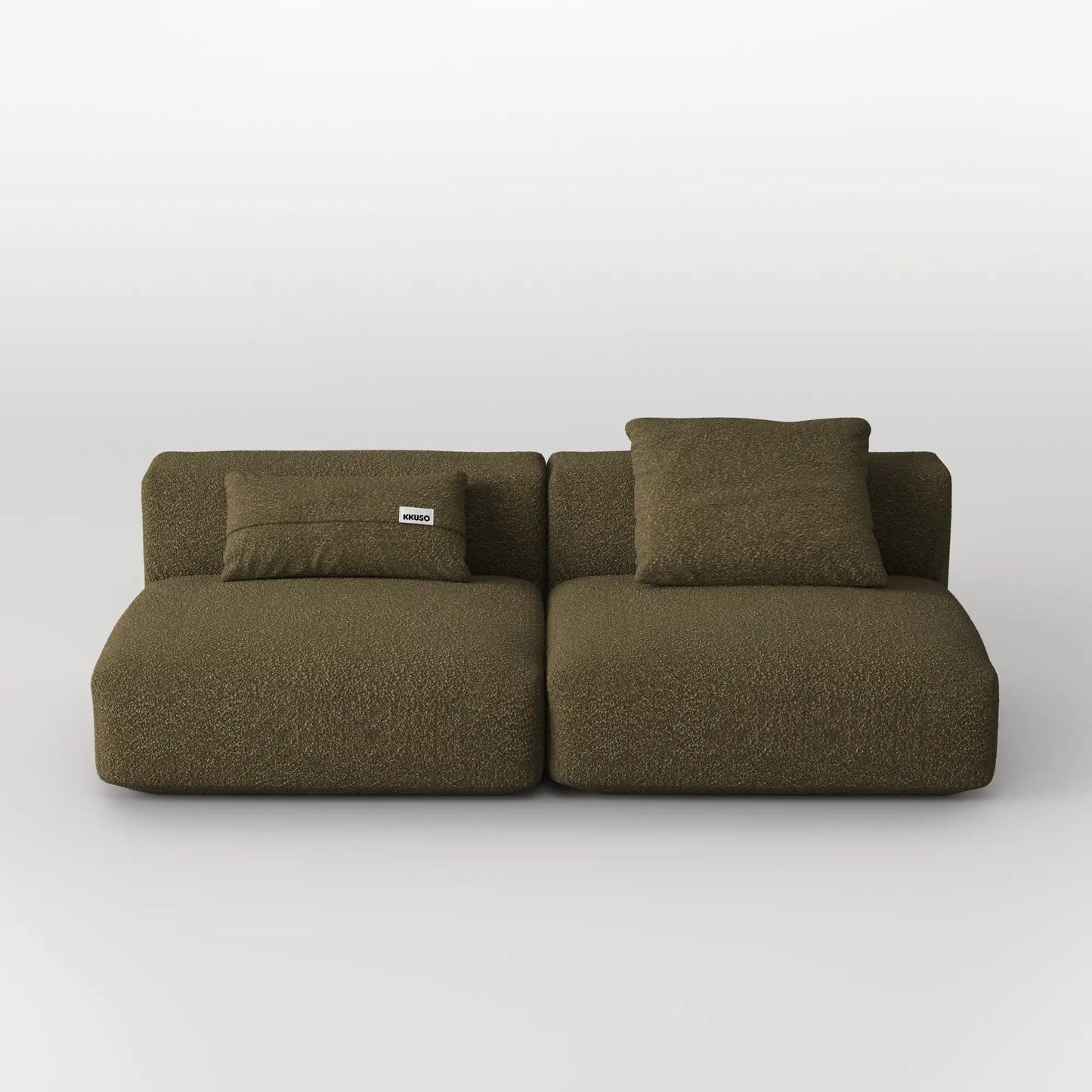 MOMO SET 3 - TEDDY FLEECE DARK OLIVE