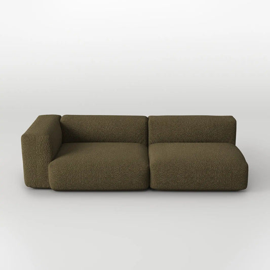 MOMO SET 4 - TEDDY FLEECE DARK OLIVE