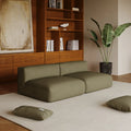 MOMO SET 3 - TEDDY FLEECE DARK OLIVE