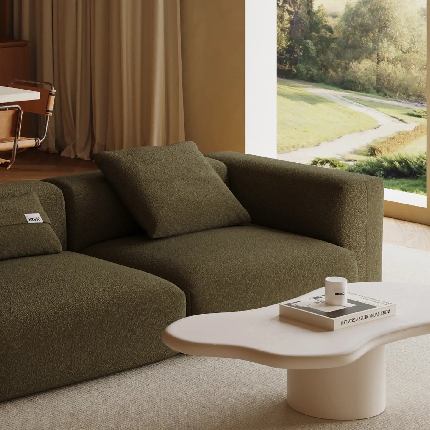 MOMO SET 5 - TEDDY FLEECE DARK OLIVE