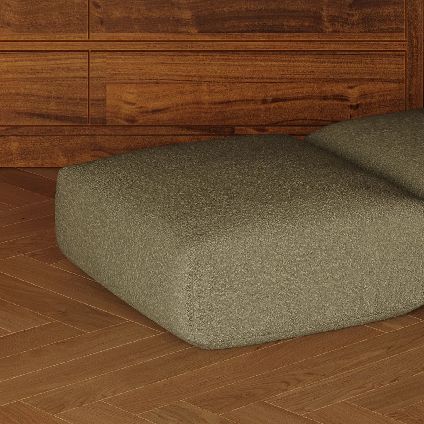 MOMO SET 7 - TEDDY FLEECE DARK OLIVE