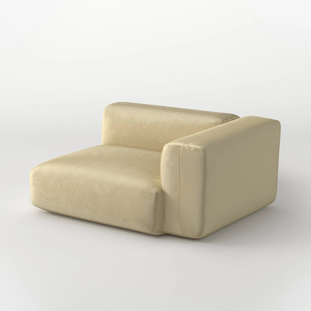MOMO MODULAR SOFA CORNER LEFT - VELVET