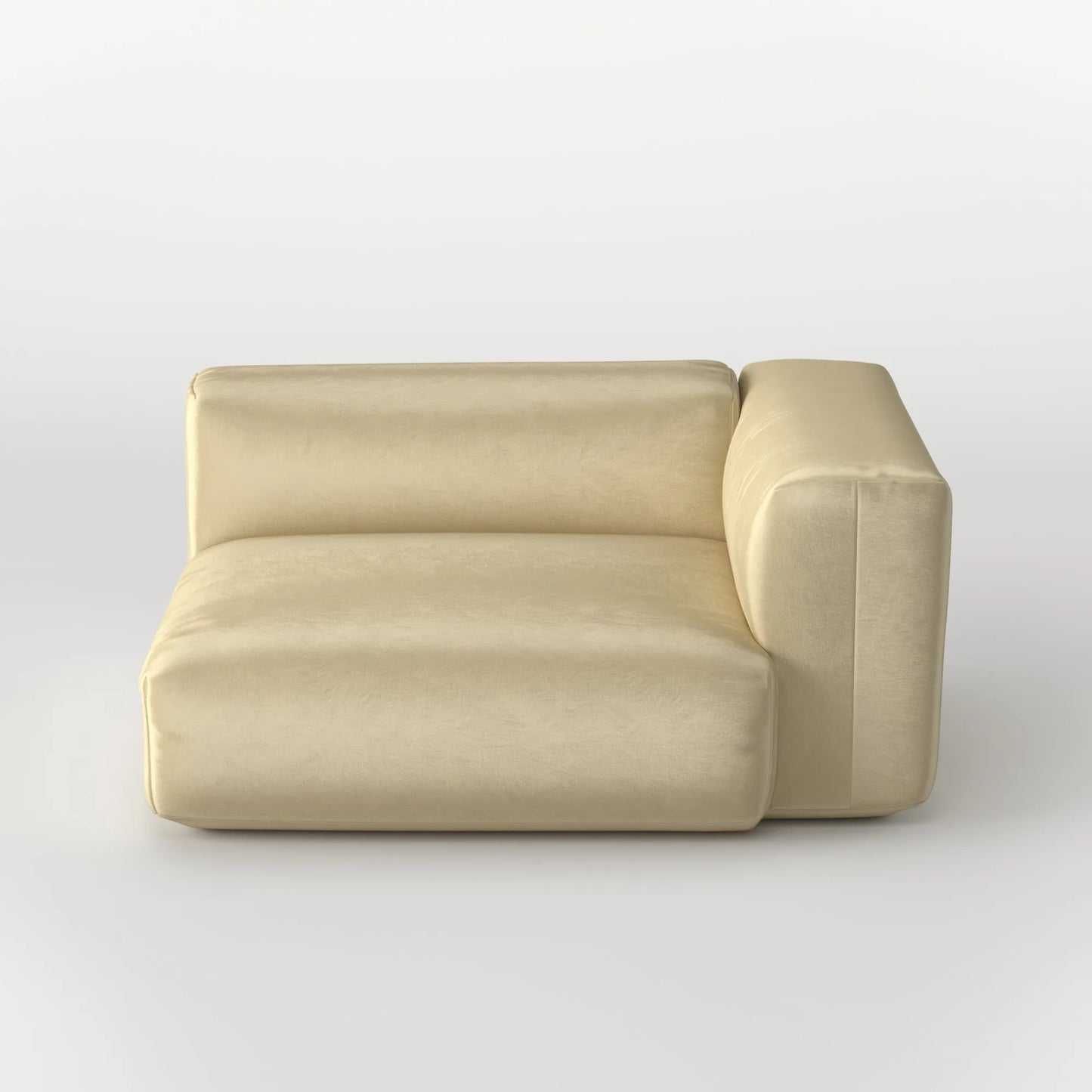MOMO MODULAR SOFA CORNER LEFT - VELVET