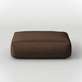 MOMO OTTOMAN - VELVET DARK CHOCOLATE