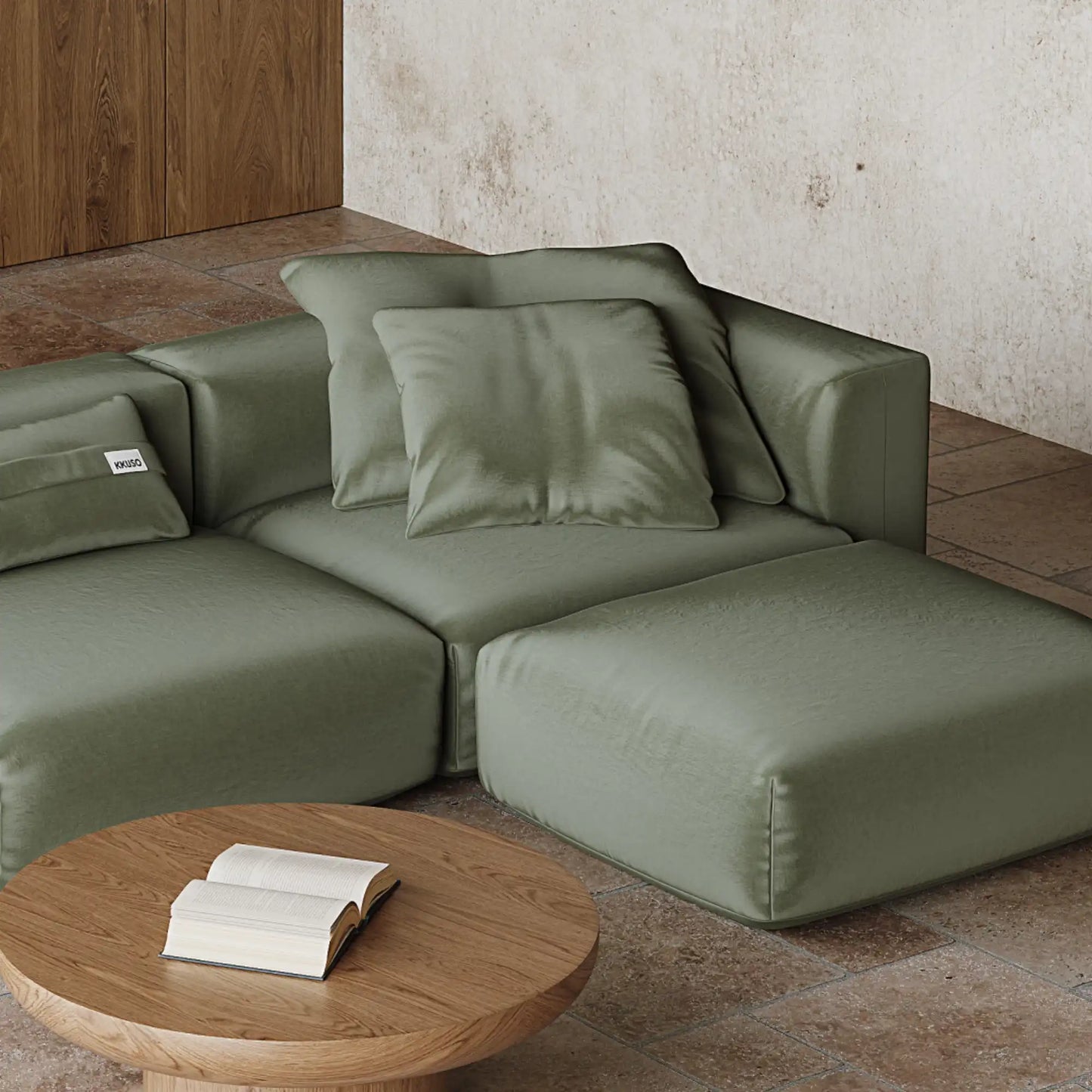 MOMO SET 2 - VELVET DEEP OLIVE