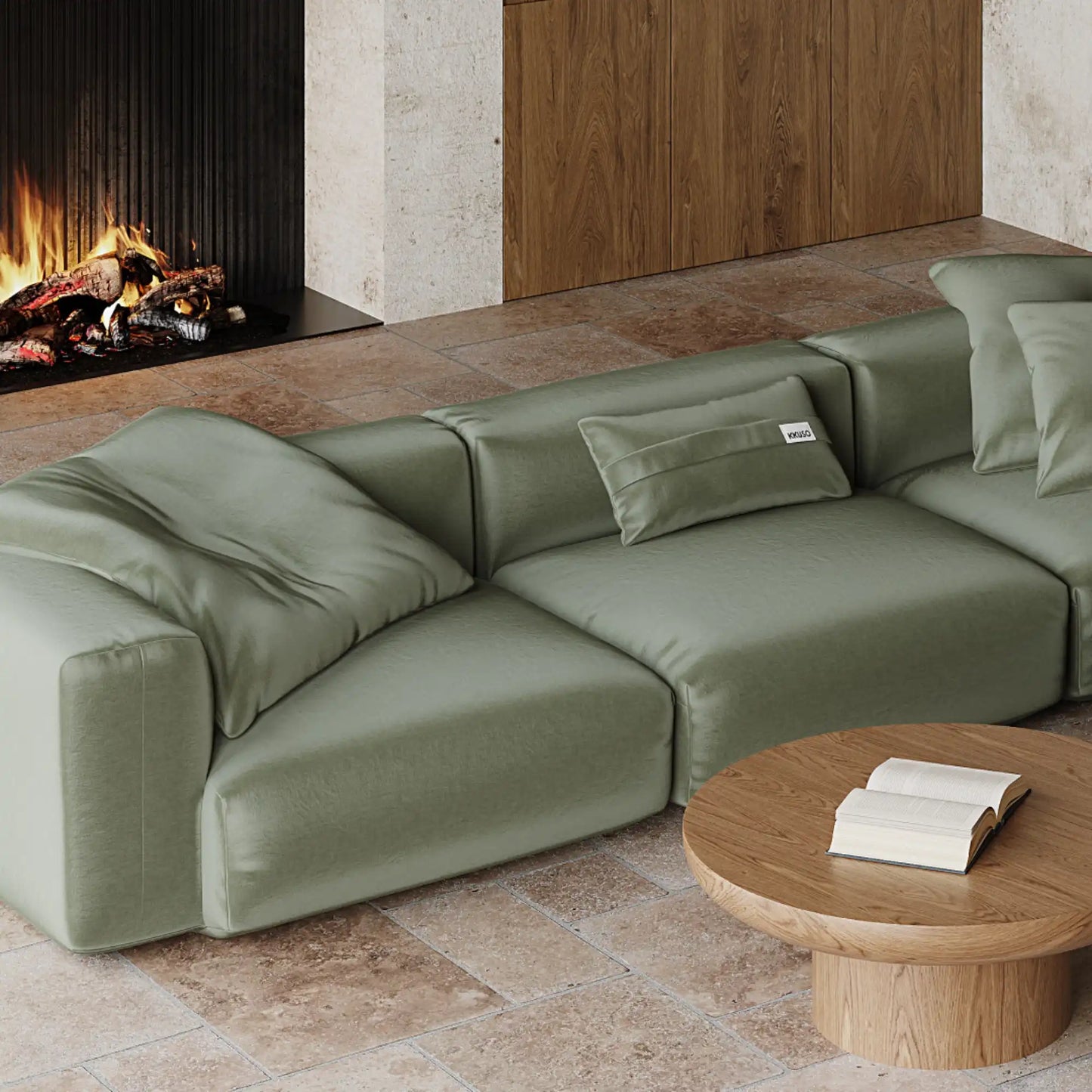 MOMO SET 5 - VELVET DEEP OLIVE