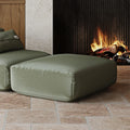 MOMO OTTOMAN - VELVET DEEP OLIVE