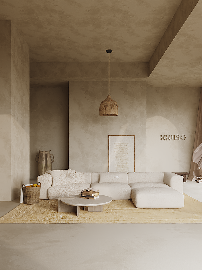 MOMO MODULAR SOFA SET 6 - BOUCLE