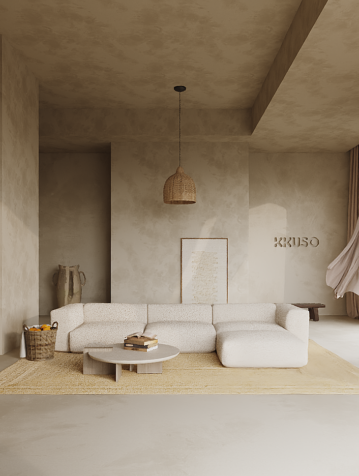 MOMO MODULAR SOFA SET 6 - BOUCLE