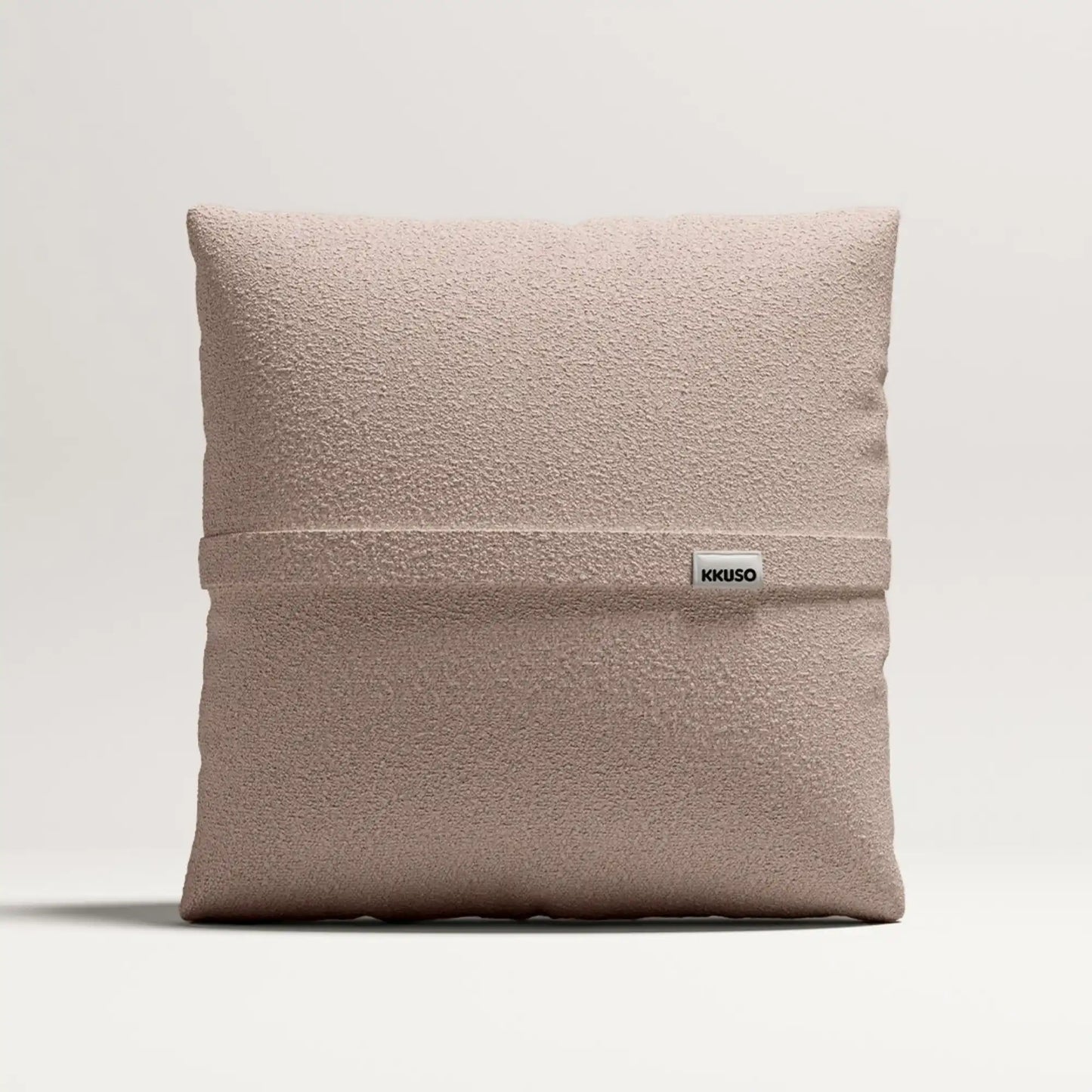 MOMO PILLOW - BOUCLE PEACH PINK LARGE