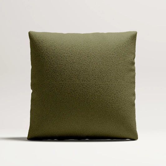 MOMO PILLOW - BOUCLE SOFT OLIVE LARGE