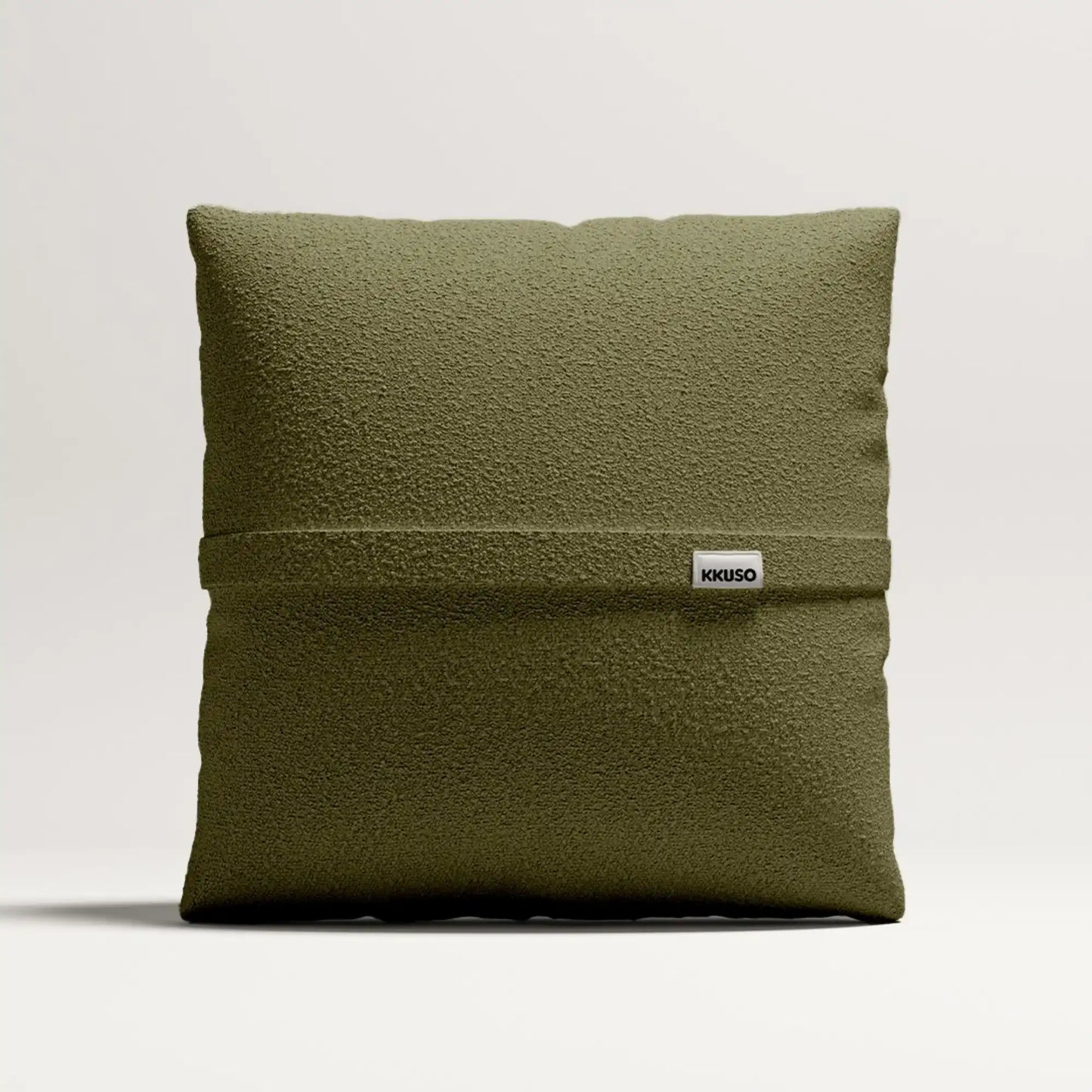 MOMO PILLOW - BOUCLE SOFT OLIVE LARGE