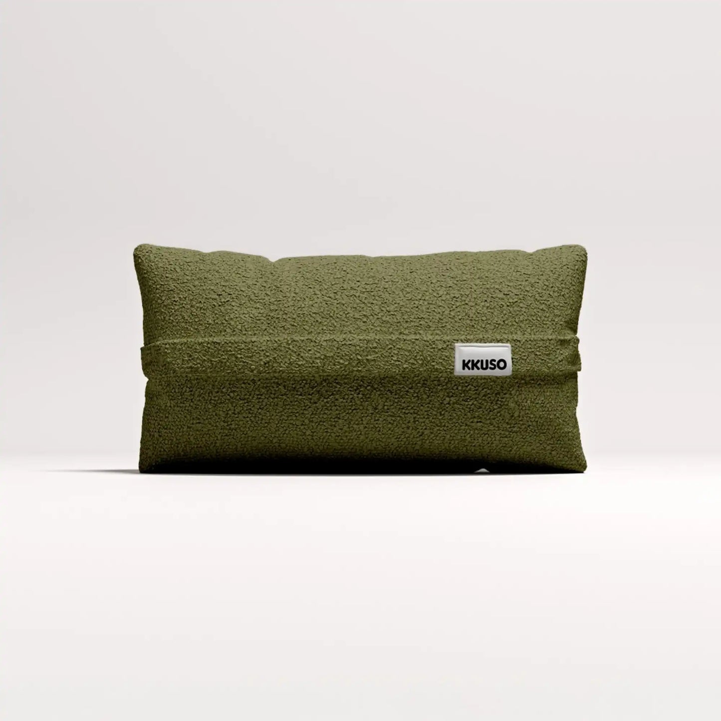 MOMO PILLOW - BOUCLE SOFT OLIVE SMALL