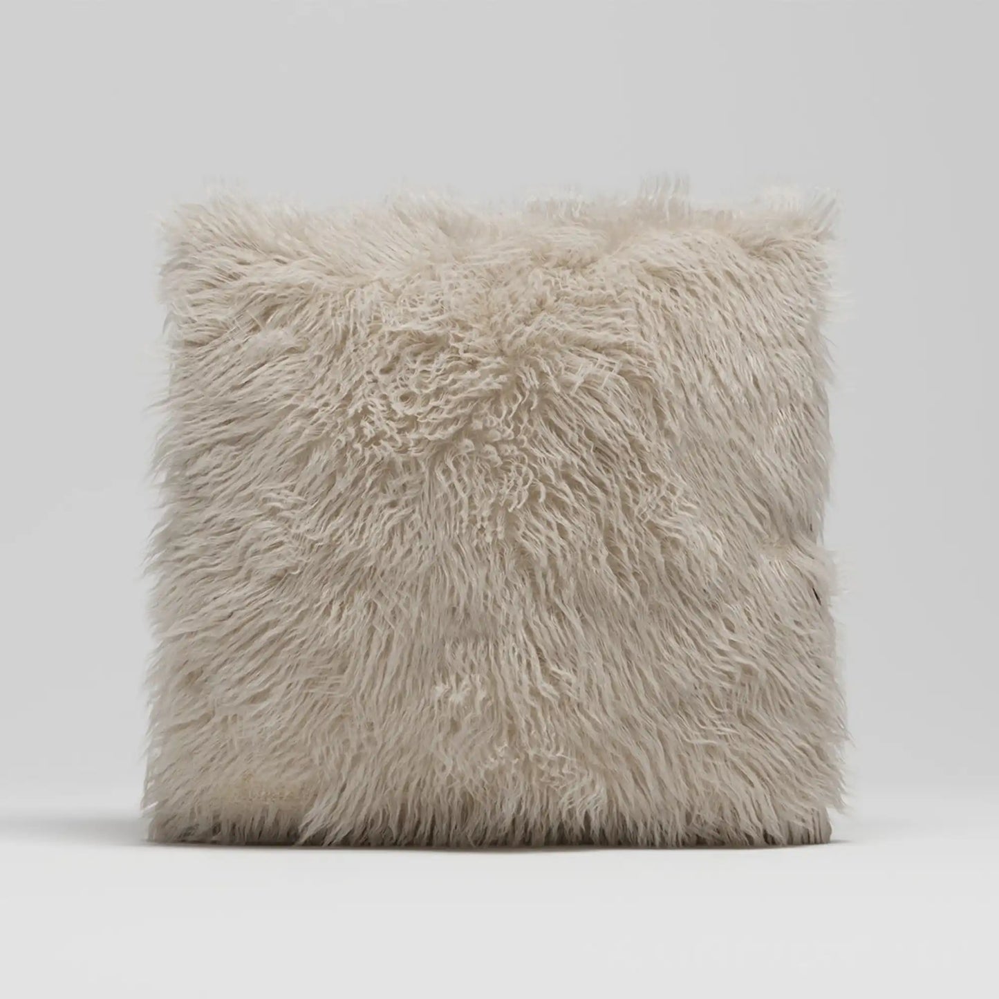 MOMO PILLOW - FAUX FUR CAFE CREME LARGE