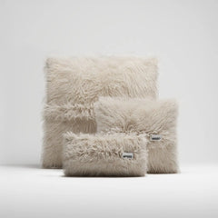 MOMO PILLOW - FAUX FUR CAFE CREME SET 2 — Default Title