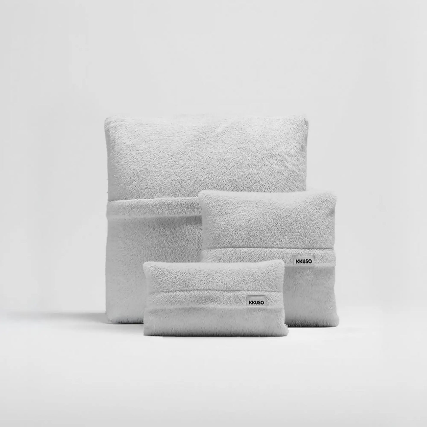 MOMO PILLOW - SOFT FUR IVORY CLOUD SET 2