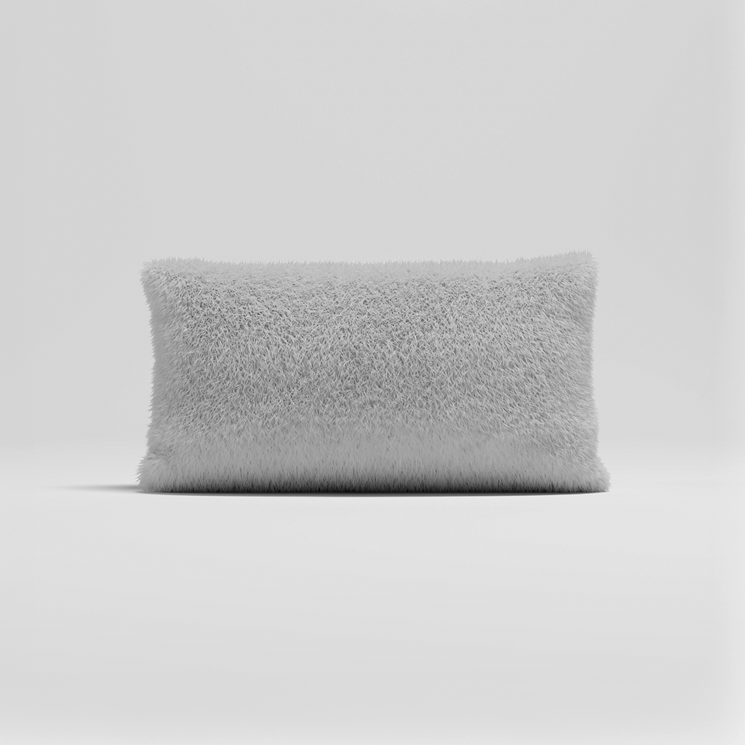 MOMO PILLOW - SOFT FUR IVORY CLOUD SMALL