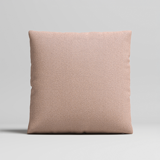 MOMO PILLOW - TEDDY FLEECE BLUSH LARGE
