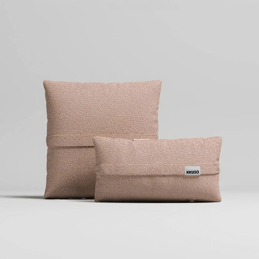 MOMO PILLOW - TEDDY FLEECE BLUSH SET 1