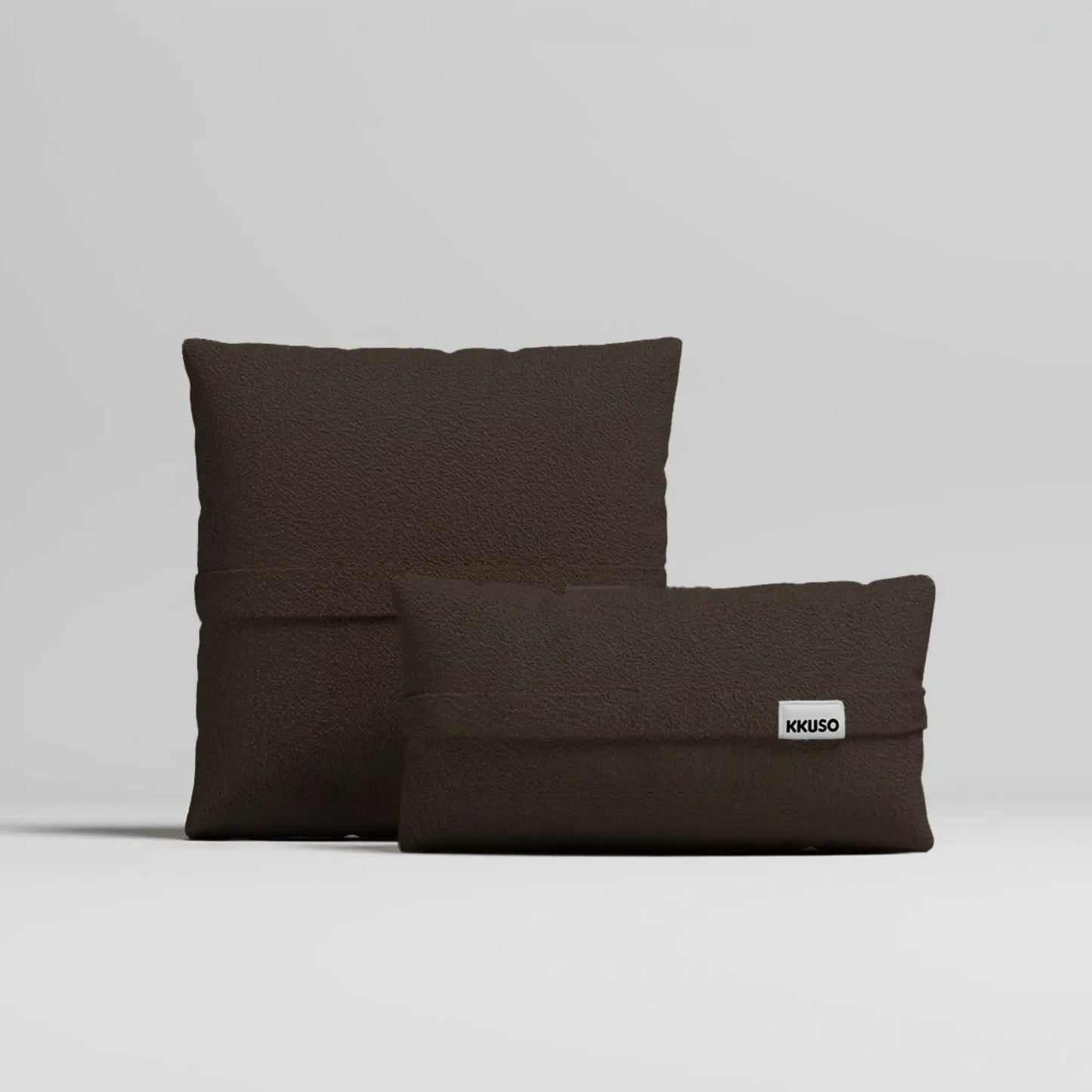 MOMO PILLOW - TEDDY FLEECE CHOCOLATE SET 1