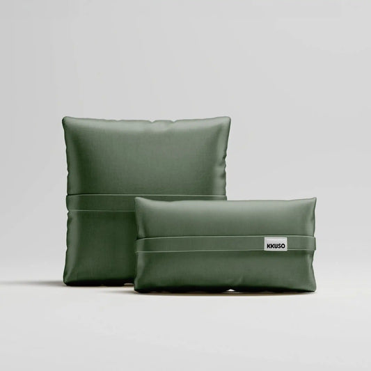 MOMO PILLOW - VELVET DEEP OLIVE SET 1
