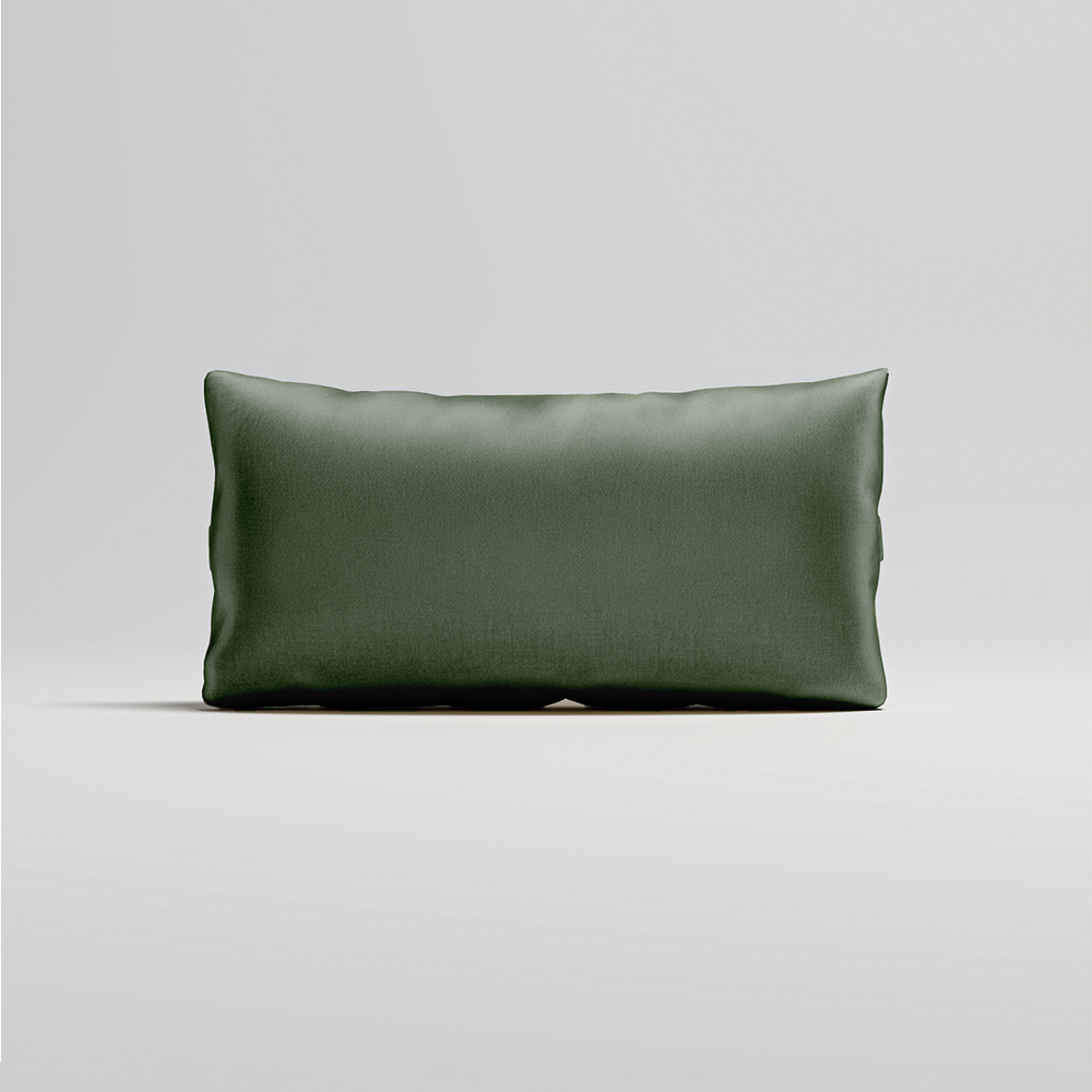 MOMO PILLOW - VELVET DEEP OLIVE SMALL