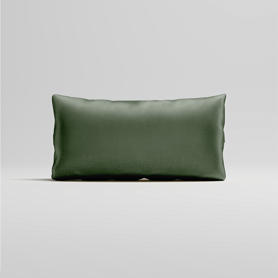 MOMO PILLOW - VELVET DEEP OLIVE SMALL