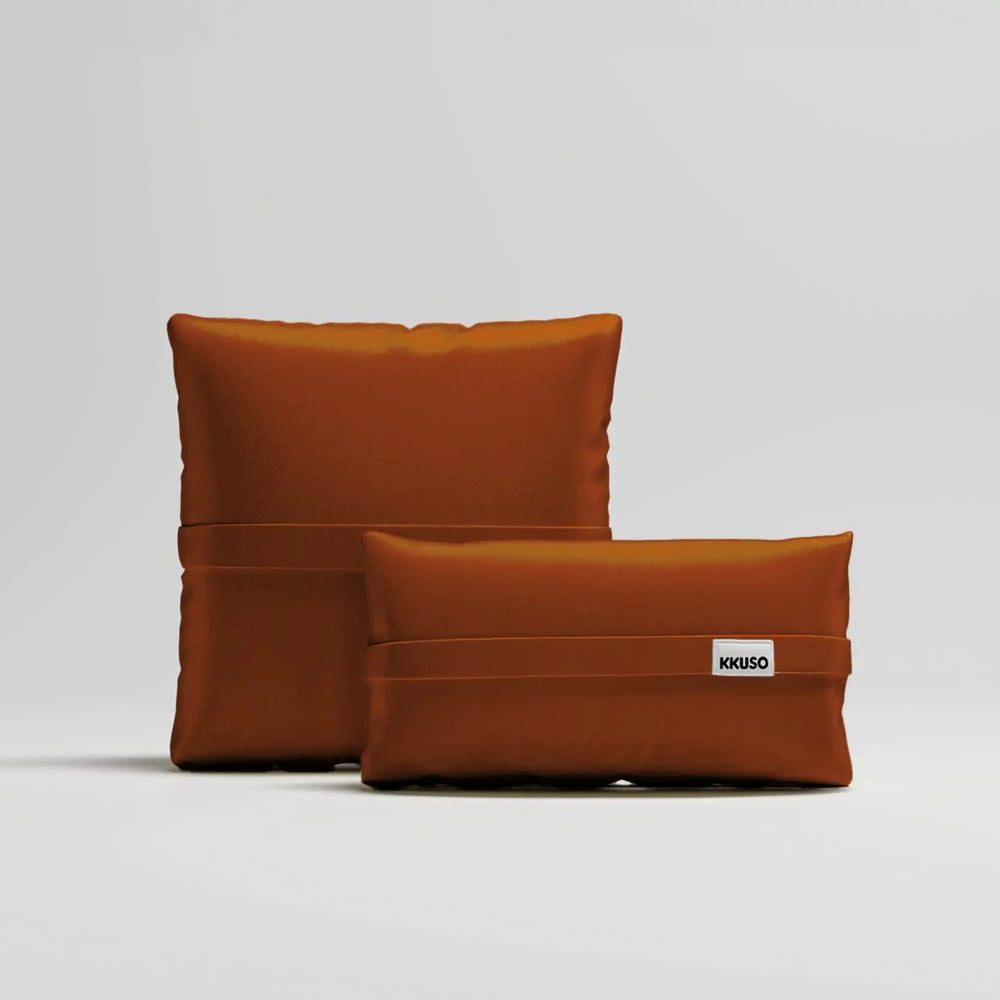 MOMO PILLOW - VELVET FLAME ORANGE SET 1