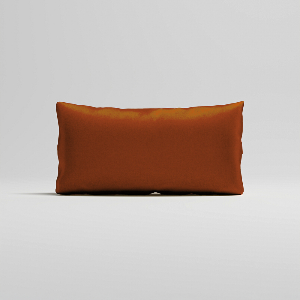 MOMO PILLOW - VELVET FLAME ORANGE SMALL